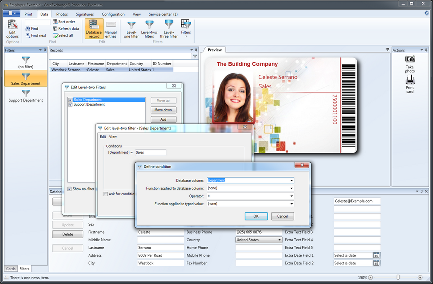 Premium with Level 2 Filters Filters Pane